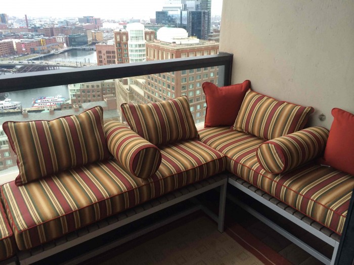Balcony Terrace Deep Seating Sectional Cushions