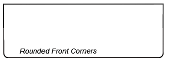 Bench - Standard Rounded Front Corners Bench - Standard Rounded Front Corners