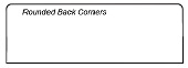 Bench - Standard Rounded Back Corners Bench - Standard Rounded Back Corners