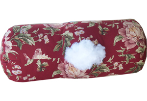 Bolster pillow w/ direct fill