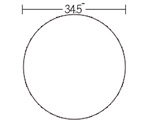 Sunbrella Pet Bed - 34.5" Round