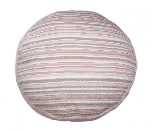 Addison Stripe-Pink 34" Circle Pet Bed