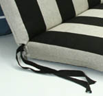 Cushion Tie Placement