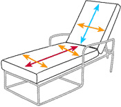 Chaise Lounge Cushion