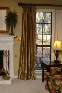 Formal Living Space Window Treatment