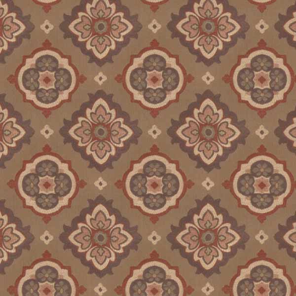 Highland Taylor Lotus Medallion Autumn Fabric