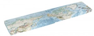 World map fabric - continuation