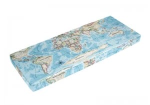 World map fabric