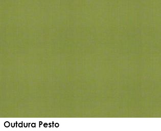 Outdura Pesto green fabric