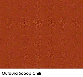 Outdura Scoop Chili outdoor fabric