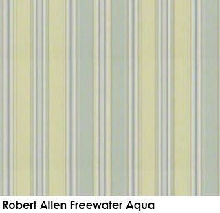 Robert Allen Freewater Aqua gray green fabric