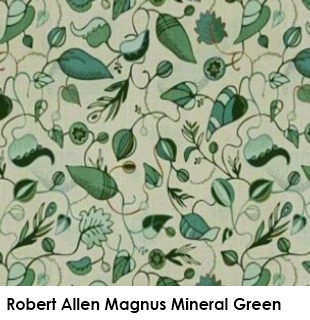 Robert Allen Magnus Mineral Green fabric