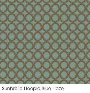 Neutral fabrics: Sunbrella Hoopla Blue Haze
