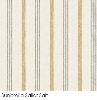 Neutral fabrics: Sunbrella Sailor Salt