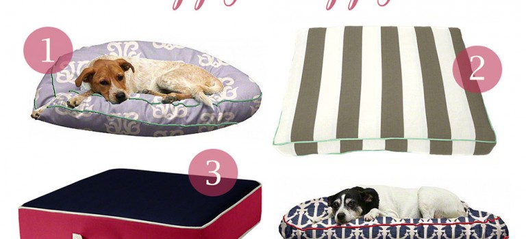 Preppy Puppy Dog Beds