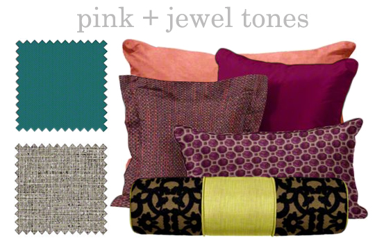 Pink with Jewel Tones