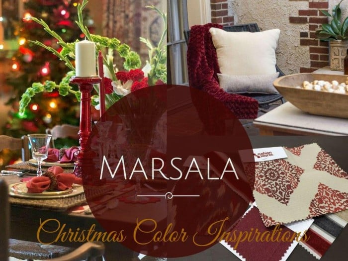 Marsala Christmas Color Inspirations