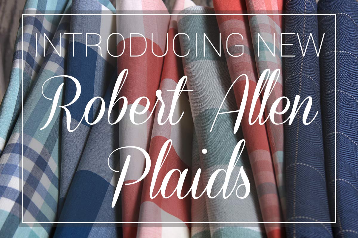 New Robert Allen Plaid Fabrics