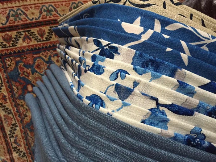 Highland Taylor Asian Blue Fabrics