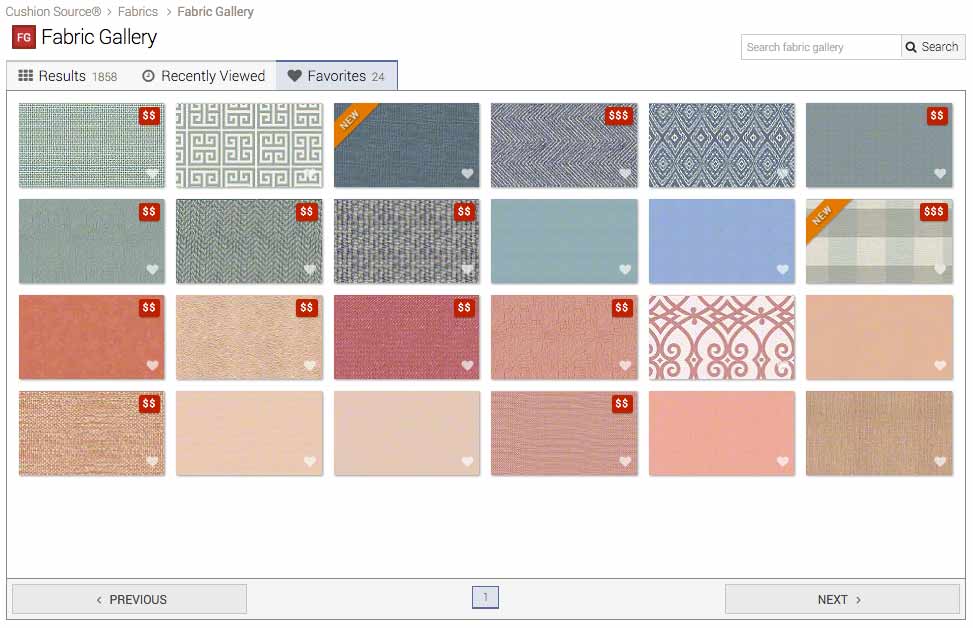 Rose Quartz Serenity Fabrics