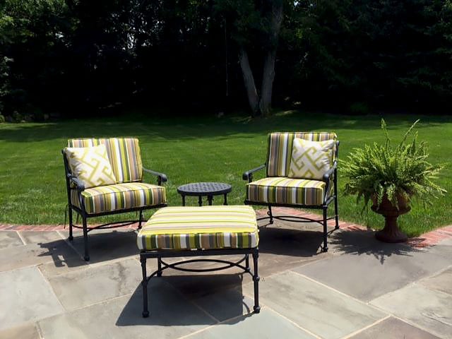 Thin patio chair 2025 cushions