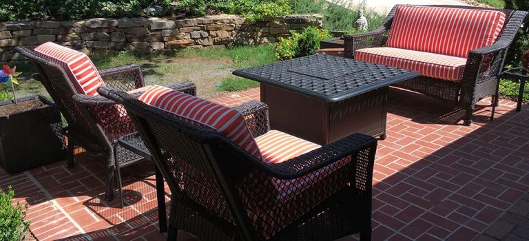 Sunbrella Shore Flame Outdoor Deep Seating Cushions