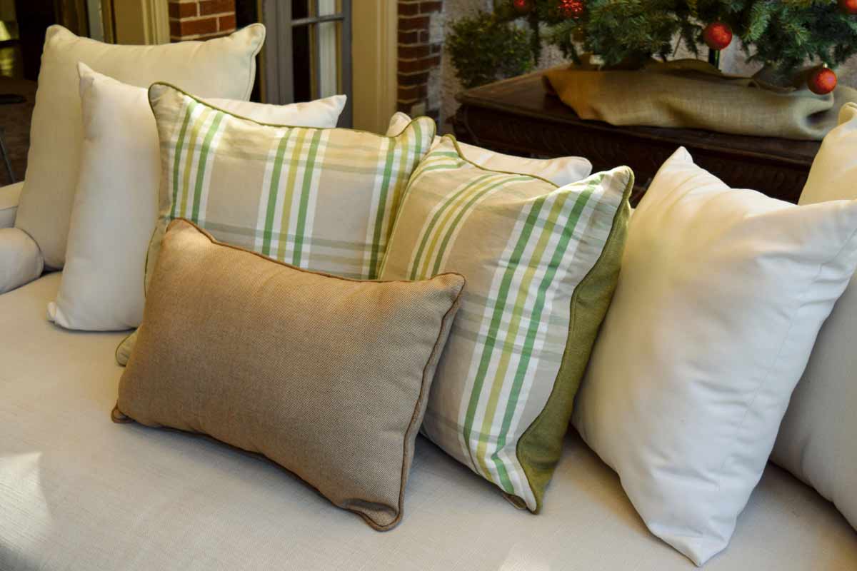 Plaid Christmas Pillows