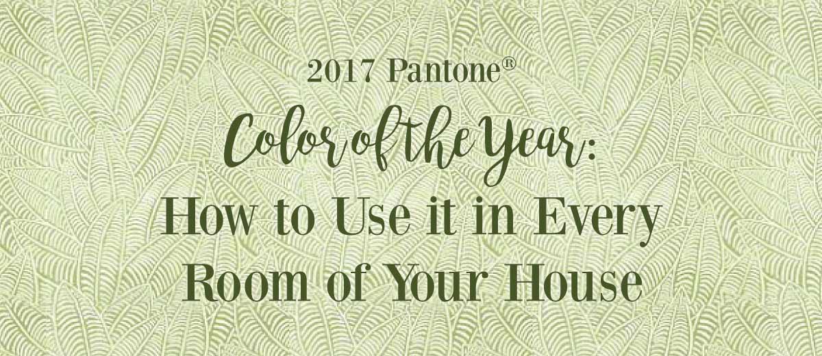 Pantone 2017 Color of the Year