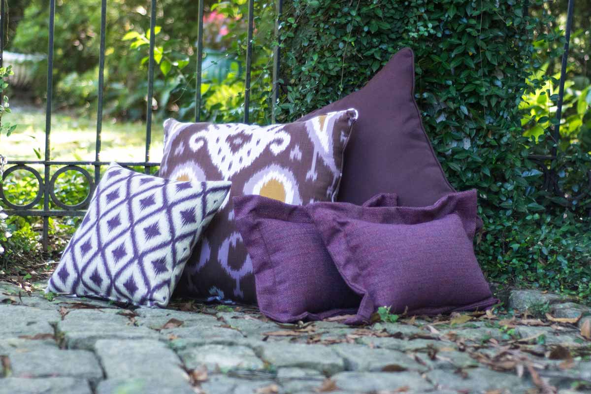 2018 Color of the Year Ultra Violet Throw Pillows