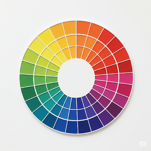 Color Wheel for choosing secondary and tertiary colors.