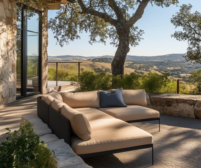 Outdoor patio replacement cushions from Cushion Source.